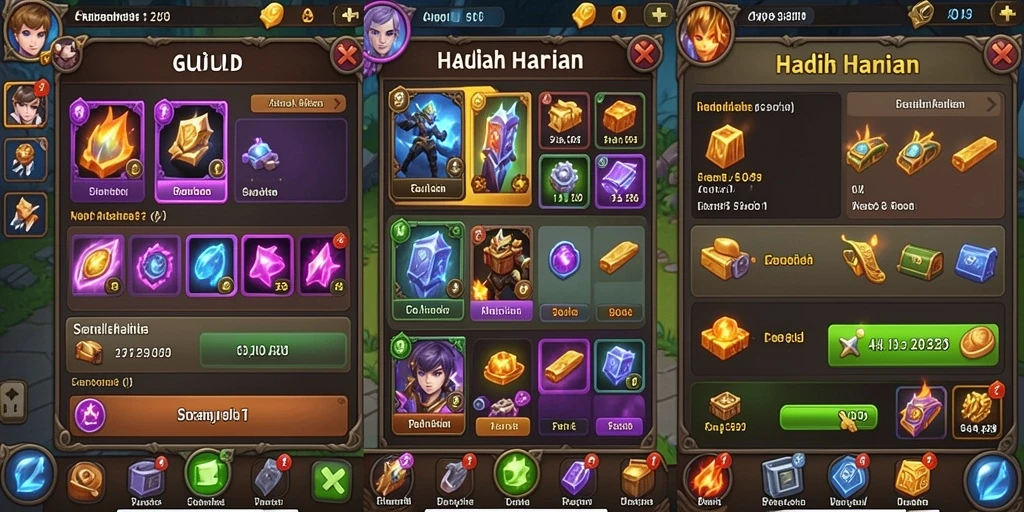 Hadiah menarik menanti di setiap permainan.