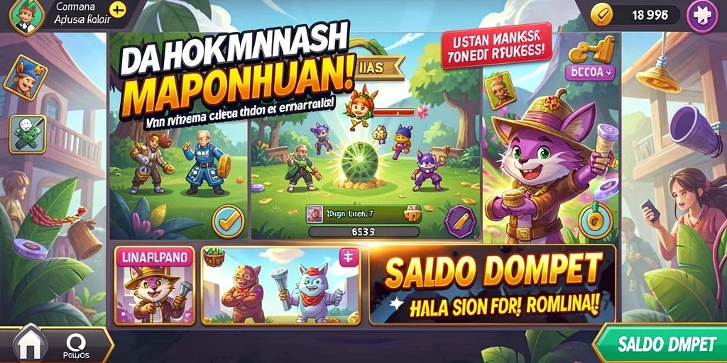 Mode permainan yang beragam dan mendebarkan.