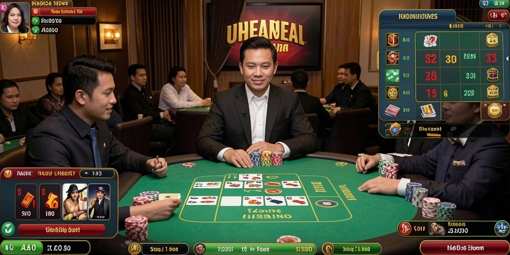 Papan peringkat menunjukkan posisi pemain secara real-time.