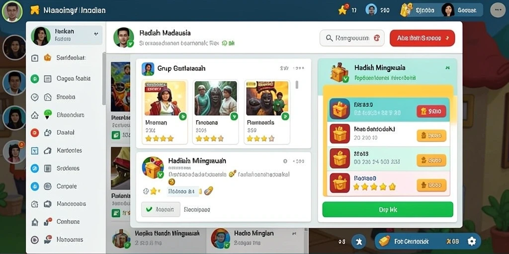 Event bulanan dengan berbagai hadiah menarik.