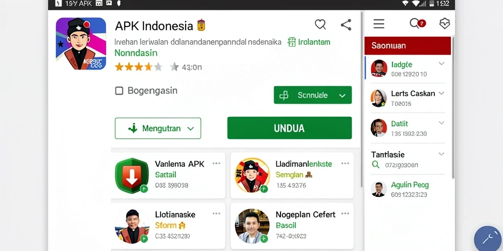 Tangkapan layar menunjukkan tampilan antarmuka yang user-friendly.