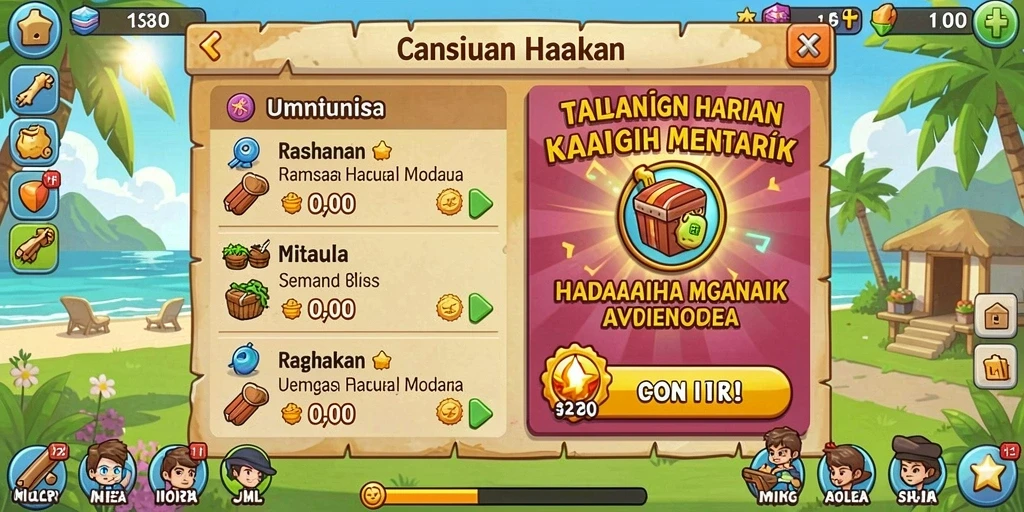Tantangan level baru yang menantang dan menarik.